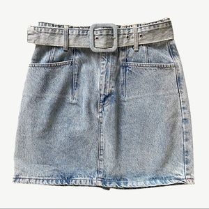 Zara Denim Skirt with Belt
